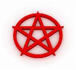 Red Pentagram, 3d image