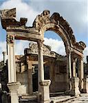 The Temple of Hadrian, ruins of Ephesus, Turkey