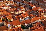 Roofs in Dubrovnik, Croatia