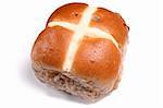 An Easter hot cross bun.