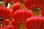 Chinese lanterns decoration for Chinese New Year celebration -Yu Garden -Shanghai - Republic of China