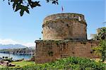 Turkey. Antalya town. Fortress. Beautiful view of harbor