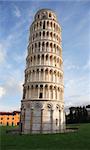 The Leaning Tower of Pisa at the Miracle Square. Italy