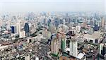 Panorama of Bangkok from Baiyoke Sky Hotel. Thailand