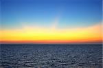 Beatifull sunset on the Crimean seashore
