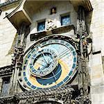 Horloge, Old Town Hall, Prague, Czech Republic