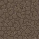 Stone Wall Seamless Pattern. Vector Illustration