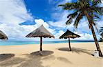 Beautiful wild beach at remote island, Philippines