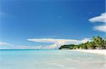 Beautiful wild beach at remote island, Philippines