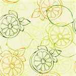 Vector background from yellow and green lemon lime
