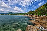 Marine tropical landscape - view on Karon beach, Thailand, Phuket
