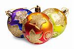 Colorful christmas decorations