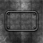 Grunge background with concrete texture and rivets