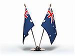 Miniature Flag of Australia  (Isolated with clipping path)
