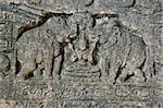 stone decorations on ruins at Polonnaruwa, Sri Lanka.