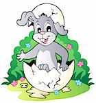 Easter bunny theme image 2 - vector illustration.