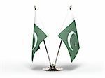Miniature Flag of Pakistan (Isolated with clipping path)