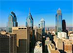 Center City, the Financial District of Philadelphia, PA.