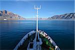 Expedition Vessel in Kejser Franz Joseph Fjord, Greenland