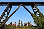 Landschaftspark Duisburg Nord, Meiderich Hütte, Duisbourg, bassin de la Ruhr, Rhénanie du Nord-Westphalie, Allemagne