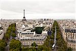 Overview of City, Paris, France
