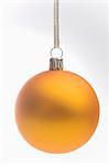 Yellow christmas bauble