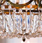 Close up of chandelier decoration