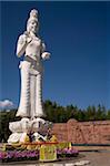 Guanyin déesse de la miséricorde, l'île Nanzhao douanes, lac Erhai, Dali, Yunnan, Chine, Asie