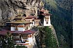 Taktshang Goemba (Tiger's Nest Monastery), Paro Valley, Bhutan, Asia