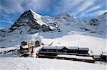 Kleine Scheidegg, Eiger and Monch, Bernese Oberland, Switzerland, Europe