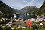 Geiranger Fjord, UNESCO World Heritage Site, More og Romsdal, Norway, Scandinavia, Europe