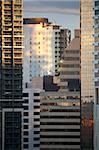 Nahaufnahme der Gebäude im Stadtzentrum von Brisbane, Queensland, Australien, Pazifik