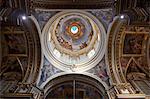 Interior of dome, St. Paul's Cathedral, Mdina, Malta, Europe