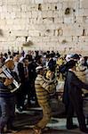 Simhat Torah Jewish Festival, Western Wall, Old City, Jerusalem, Israel, Middle East