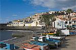 Die Fischerei Dorf von Camara de Lobos, ein Liebling der Sir Winston Churchill, Madeira, Portugal, Atlantik, Europa