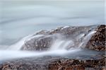 Cascade sur la Kicking Horse River, le Parc National Yoho, en Colombie-Britannique, Canada, North America