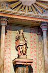 Altar statue in Mission San Miguel Arcangel, Paso Robles, San Luis Obispo County, California, United States of America, North America