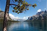 Minnewanka Lake, Banff National Park, UNESCO-Weltkulturerbe, Alberta, Rocky Mountains, Kanada, Nordamerika