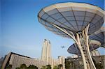 Sculpture in Zhujiang New Town area in front of Ritz-Carlton Hotel, Tianhe, Guangzhou, Guangdong Province, China, Asia