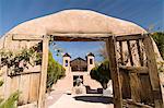 El Santuario de Chimayo, built in 1816, Chimayo, New Mexico, United States of America, North America