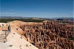 Touristischer Sicht Inspiration Point, Bryce Canyon Nationalpark, Utah, Vereinigte Staaten von Amerika, Nordamerika