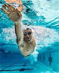 Swimmer, International Swimming Hall of Fame, Fort Lauderdale, Florida, USA