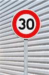 30 Sign, Clapiers, Herault, Languedoc-Roussillon, France