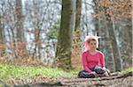 Portrait of Girl in Forest