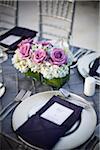 Wedding Place Setting, Negril, Jamaica