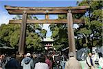 Torii, Yasukuni Shrine, Tokyo, Japan