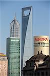 Skyscrapers at Lujiazhui, Pudong, Shanghai, China