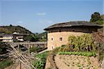 Hakka Tulou Lusenglou, village de Hongkeng, Yongding, Fujian, Chine