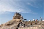 Viewpoint at the peak of Riguan rock, Gulangyu Island, Xiamen Amoy, Fujian, China