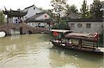 Xishi Brücke am Kanal bei Mudu, Suzhou, Jiangsu Province, China